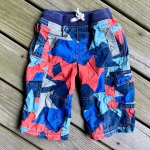 Mini Boden 6Y star techno shorts